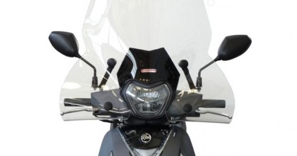 FABBRI Parabrezza Moto Trasparente EXCLUSIVE Per YAMAHA YP MAJESTY 125 (1998-2000) | Protezione E Stile Per Il Tuo Scooter - 6