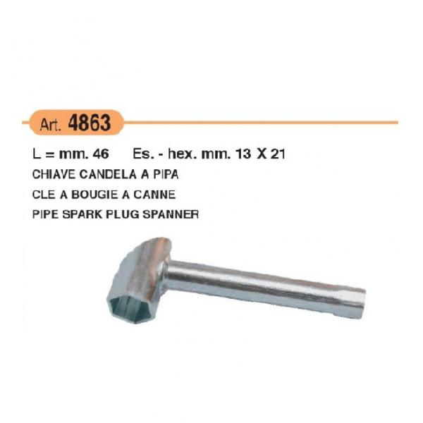 Chiave Candela 16mm Con Manico A T Ergonomico - Foto 9
