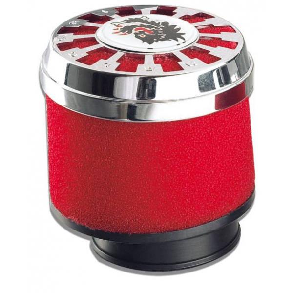 Filtro aria C4 rosso per carburatori 19-21-24